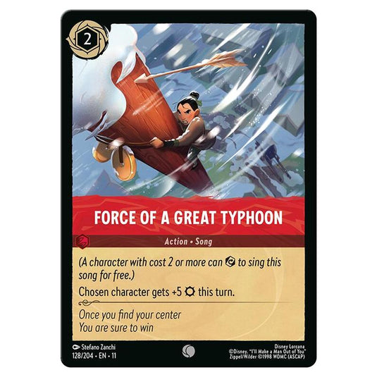 Lorcana - Winterspell - Force of a Great Typhoon (Common) - 128/204
