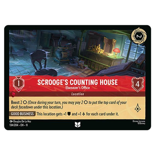 Lorcana - Winterspell - Scrooge's Counting House - Ebenezer's Office (Uncommon) - 134/204