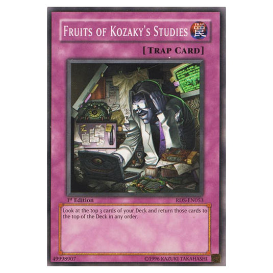 Yu-Gi-Oh! - Rise of Destiny - Fruits of Kozaky's Studies (Short Print) RDS-EN053