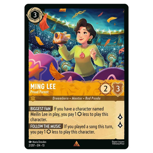 Lorcana - Attack of the Vine - Ming Lee - Proud Parent (Rare) - 2/207