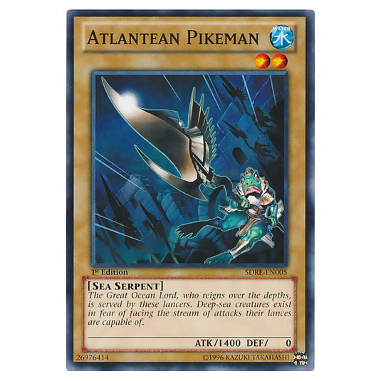 Yu-Gi-Oh! - Realm of the Sea Emperor Structure Deck - Atlantean Pikeman (Common) SDRE-EN005
