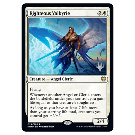 Magic The Gathering - Kaldheim Promos - Righteous Valkyrie - 024/285