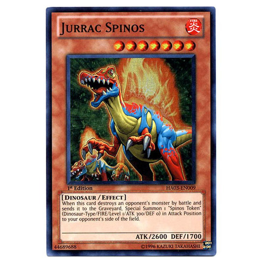 Yu-Gi-Oh! - Hidden Arsenal 3 - Jurrac Spinos (Super Rare) HA03-EN009