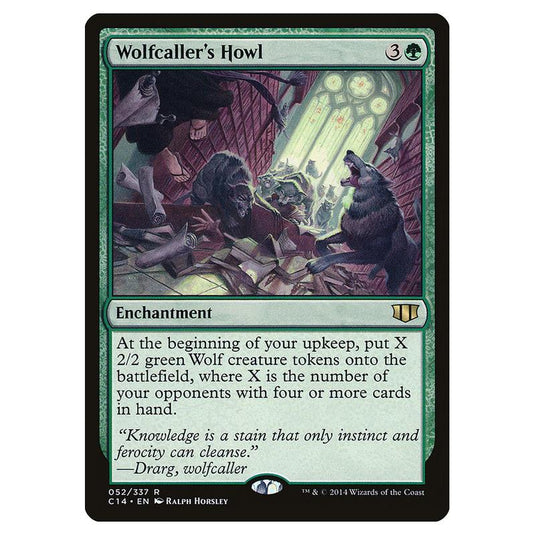 Magic The Gathering - Commander 2014 - Wolfcaller\\'s Howl - 52