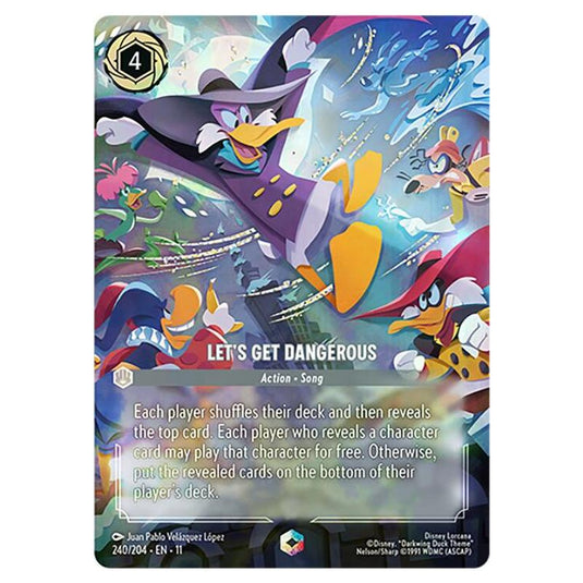 Lorcana - Winterspell - Let's Get Dangerous (Enchanted) - 240/204