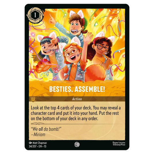 Lorcana - Attack of the Vine - Besties, Assemble! (Common) - 34/207