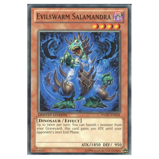 Yu-Gi-Oh! - War of the Giants Reinforcements - Evilswarm Salamandra (Common) WGRT-EN058