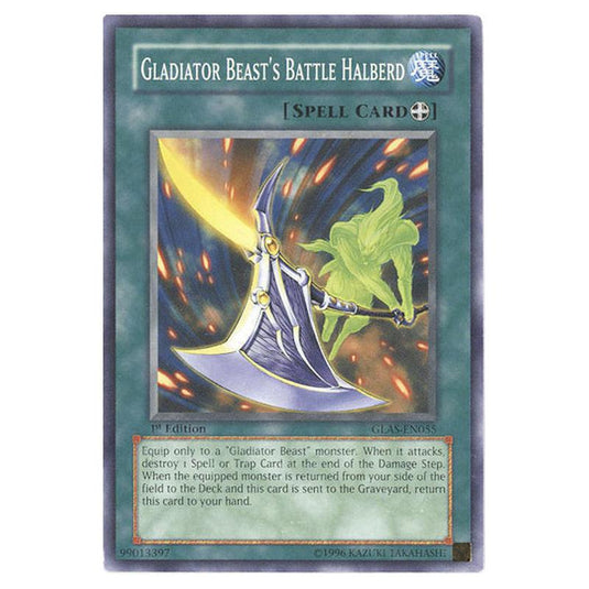 Yu-Gi-Oh! - Gladiator\'s Assault - Gladiator Beast\'s Battle Halberd (Common) GLAS-EN055