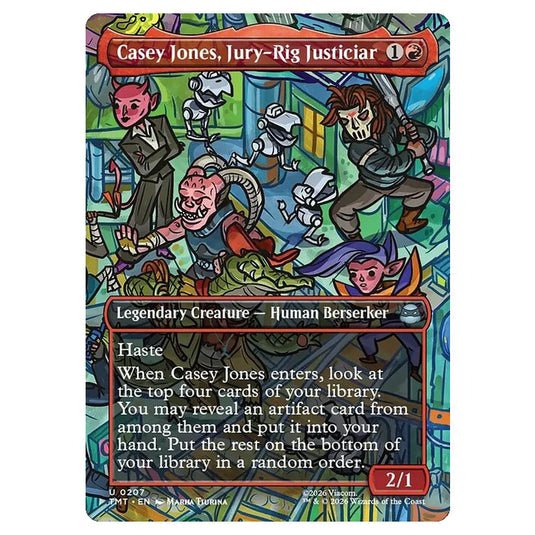 Magic The Gathering - Teenage Mutant Ninja Turtles - Casey Jones, Jury-Rig Justiciar - 0207