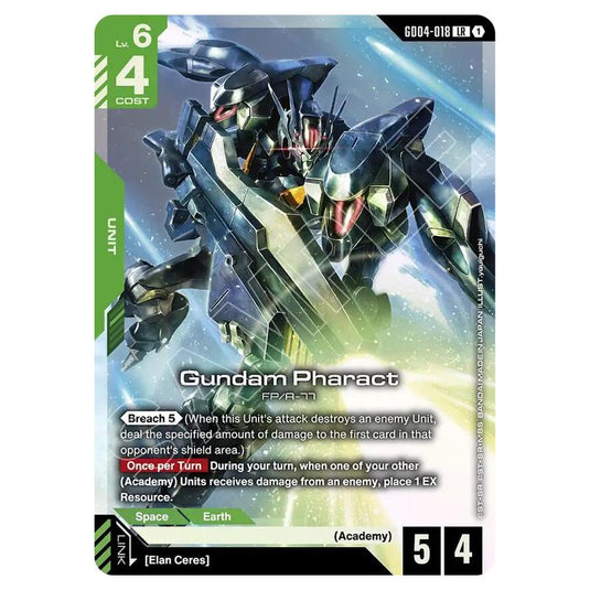 Gundam Card Game - GD-04: Phantom Aria - Gundam Pharact (LR) - GD04-018