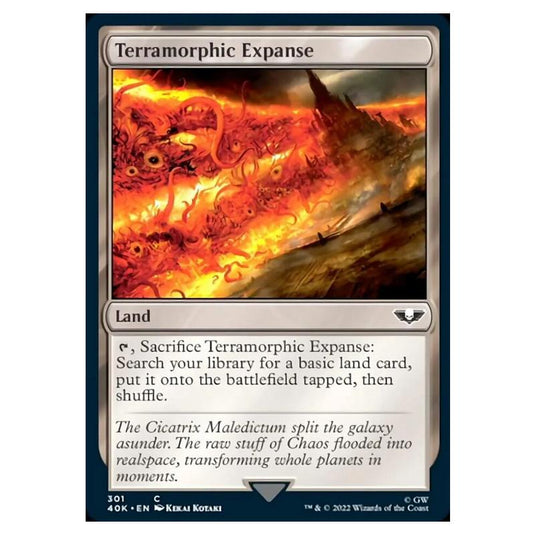 Magic The Gathering - Universes Beyond - Warhammer 40k - Terramorphic Expanse - 301/168