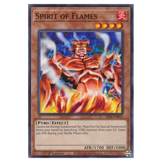 Yu-Gi-Oh! - Structure Deck - Fire Kings - Spirit of Flames (Common) SR14-EN019