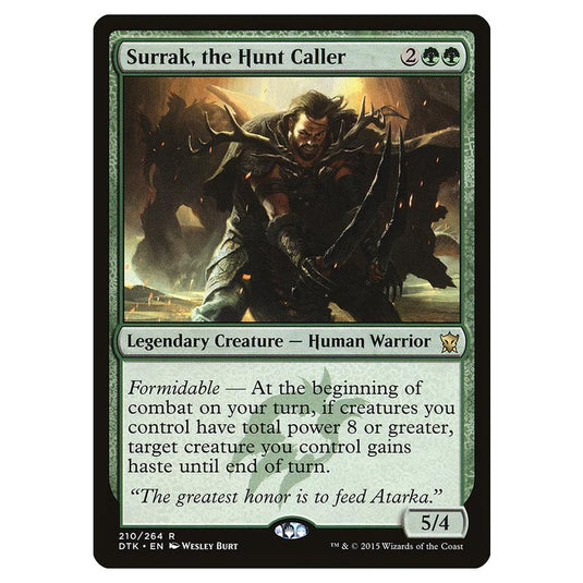 Magic The Gathering - Dragons Of Tarkir - Surrak, The Hunt Caller - 210/264 (Foil)