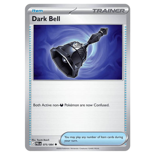 Pokemon - Mega Evolution - Pitch Black - Dark Bell - 075/084