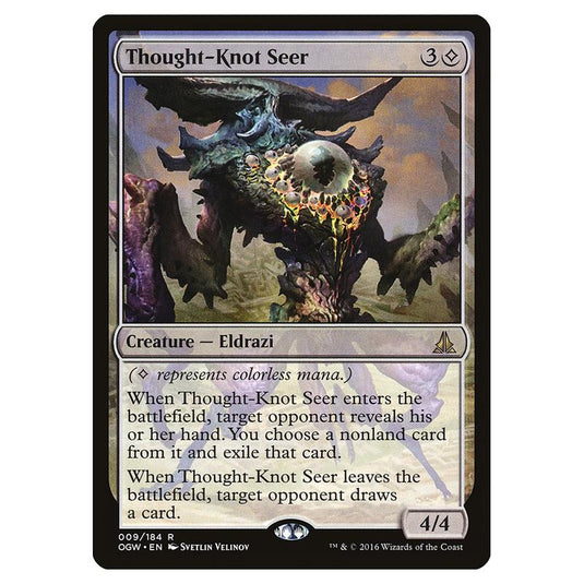 Magic the Gathering - Oath of the Gatewatch - Thought-Knot Seer - 9/184