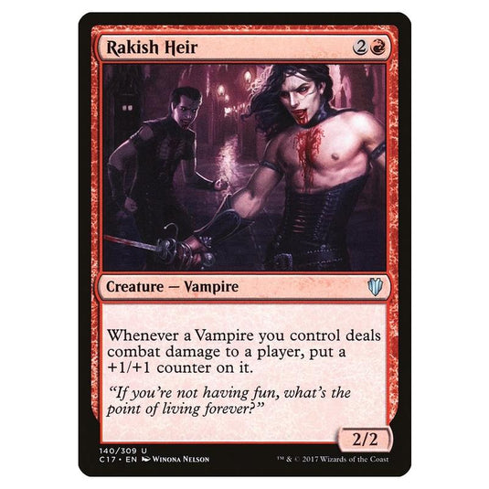 Magic The Gathering - Commander 2017 - Rakish Heir - 140/309