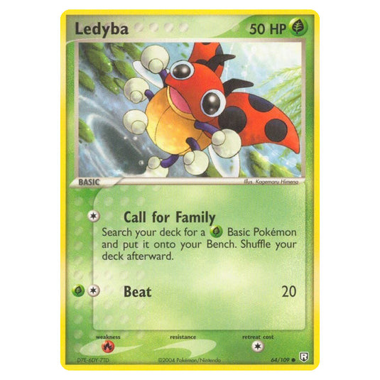 Pokemon - EX Team Rocket Returns - Ledyba - 064/109