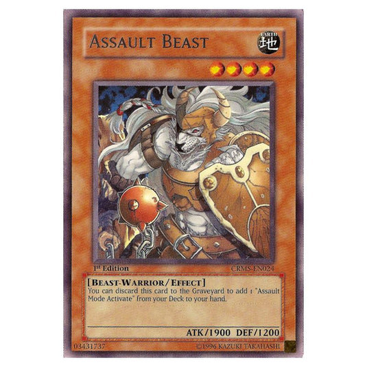 Yu-Gi-Oh! - Crimson Crisis - Assault Beast (Rare) CRMS-EN024
