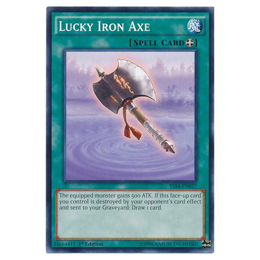 Yu-Gi-Oh! - Super Starter - Space-Time Showdown - Lucky Iron Axe (Common) YS14-EN027