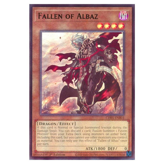 Yu-Gi-Oh! - The Chronicles Deck - The Fallen & The Virtuous - Fallen of Albaz (Ultra Rare) - CH01-EN001