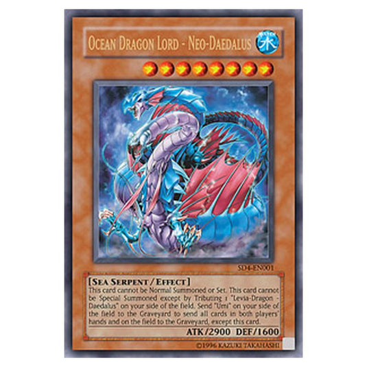 Yu-Gi-Oh! - Structure Deck - Fury from the Deep - Ocean Dragon Lord - Neo-Daedalus (Ultra Rare) SD4-EN001