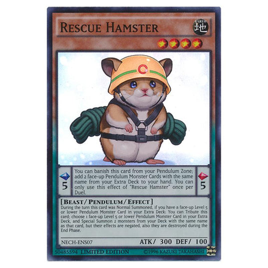 Yu-Gi-Oh! - The New Challengers - Super Edition - Rescue Hamster (Super Rare) NECH-ENS07