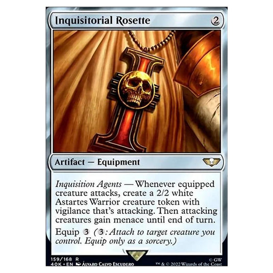 Magic The Gathering - Universes Beyond - Warhammer 40k - Inquisitorial Rosette - 159/168