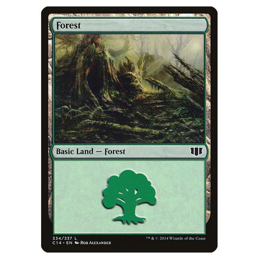 Magic The Gathering - Commander 2014 - Forest - 334