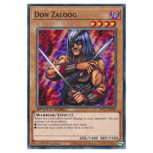 Yu-Gi-Oh! - Speed Duel GX - Duel Academy Box - Don Zaloog (Common) SGX1-ENI04