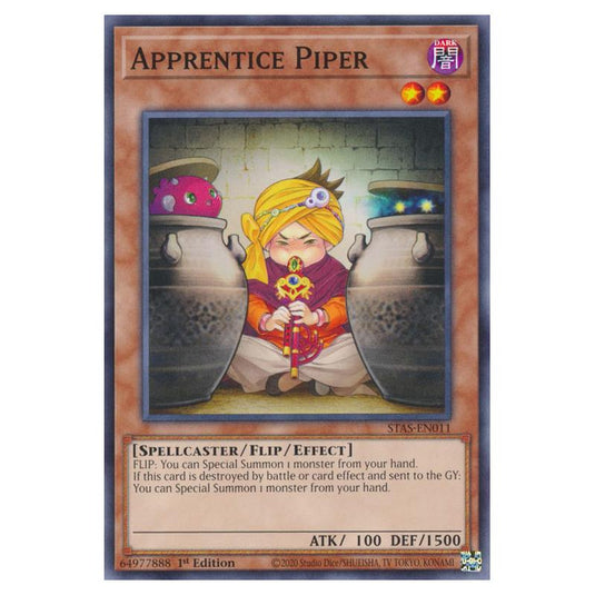 Yu-Gi-Oh! - 2-Player Starter Set - Apprentice Piper (Common) STAS-EN011