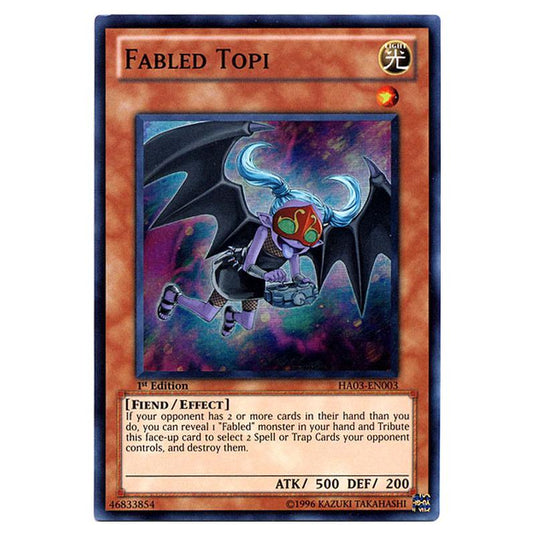 Yu-Gi-Oh! - Hidden Arsenal 3 - Fabled Topi (Super Rare) HA03-EN003