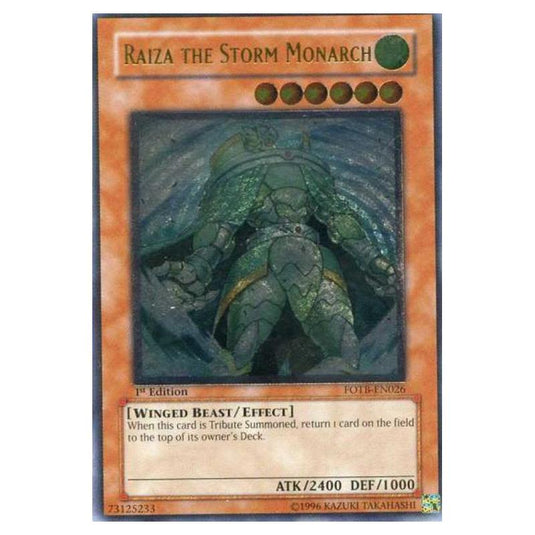 Yu-Gi-Oh! - Force of the Breaker - Raiza the Storm Monarch (Ultimate Rare) FOTB-EN026