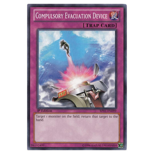 Yu-Gi-Oh! - Battle Pack - Epic Dawn - Compulsory Evacuation Device (Common) BP01-EN099