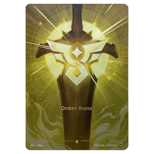 Riftbound: League of Legends TCG - Spiritforged - Order Rune - R06a/221