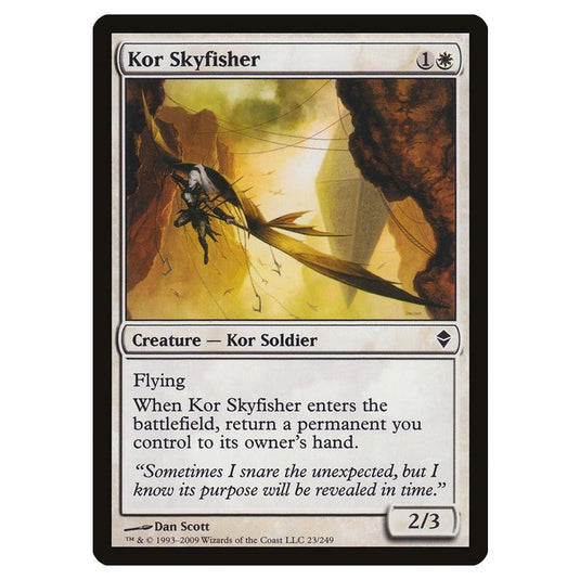 Magic The Gathering - Zendikar - Kor Skyfisher - 23/249