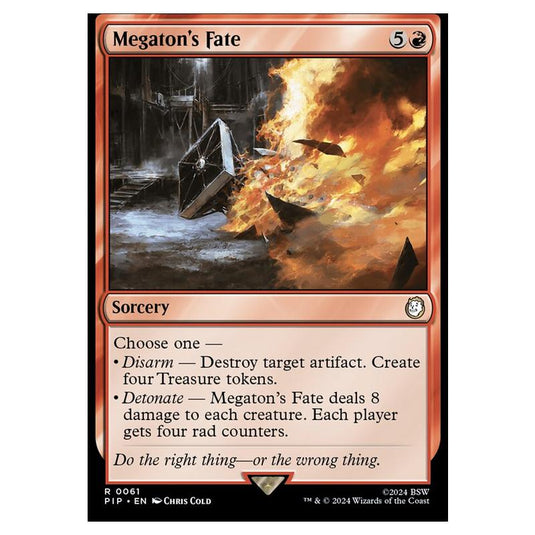 Magic The Gathering - Universes Beyond - Fallout - Megaton's Fate - 0061