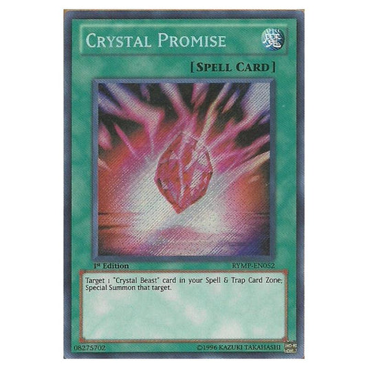 Yu-Gi-Oh! - Ra Yellow Mega Pack - Crystal Promise (Secret Rare) RYMP-EN052