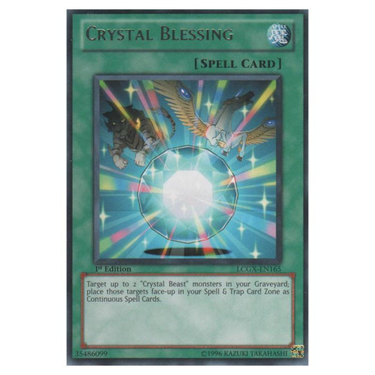 Yu-Gi-Oh! - Legendary Collection 2 - The Duel Academy Years Mega Pack - Crystal Blessing (Rare) LCGX-EN165