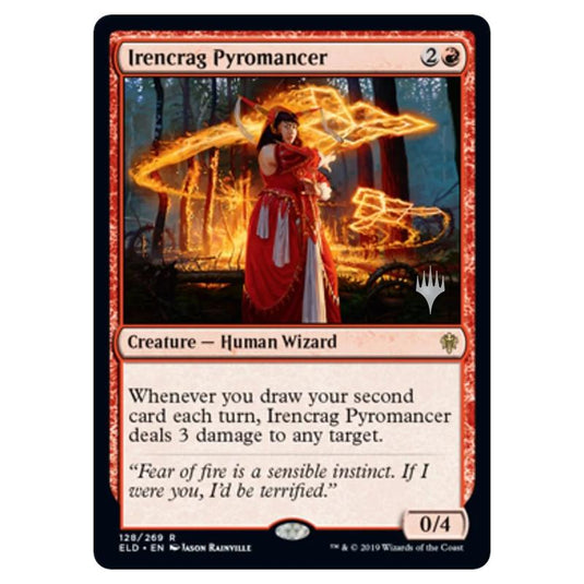 Magic The Gathering - Throne of Eldraine Promos - Irencrag Pyromancer - 128/269