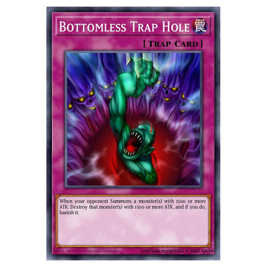 Yu-Gi-Oh! - Structure Deck - Beware of Traptrix - Bottomless Trap Hole (Common) SDBT-EN029