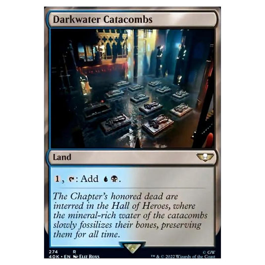 Magic The Gathering - Universes Beyond - Warhammer 40k - Darkwater Catacombs - 274/168