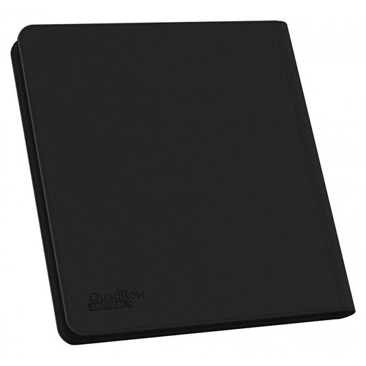 Ultimate Guard - QUADROW Zipfolio 480 - 24-Pocket XenoSkin - Black