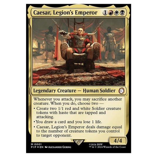 Magic The Gathering - Fallout - Caesar, Legion's Emperor - 1 (Foil)