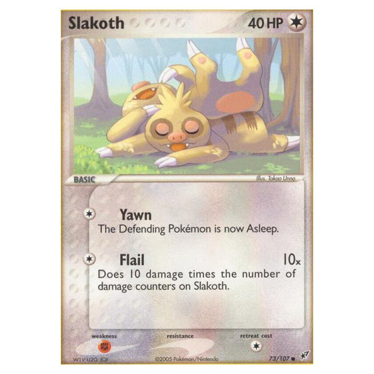 Pokemon - EX Deoxys - Slakoth - 073/107