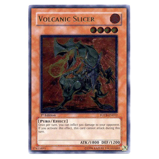 Yu-Gi-Oh! - Force of the Breaker - Volcanic Slicer (Ultimate Rare) FOTB-EN012