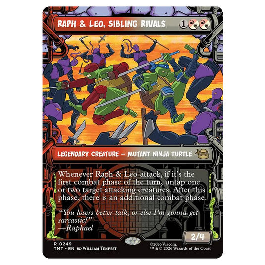 Magic The Gathering - Teenage Mutant Ninja Turtles - Raph & Leo, Sibling Rivals - 0249