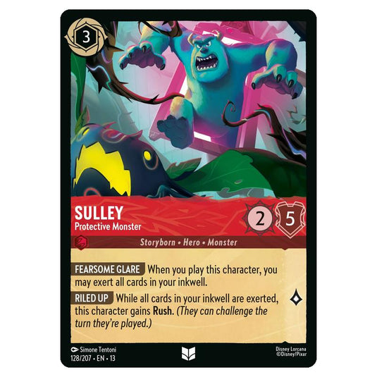 Lorcana - Attack of the Vine - Sulley - Protective Monster (Uncommon) - 128/207