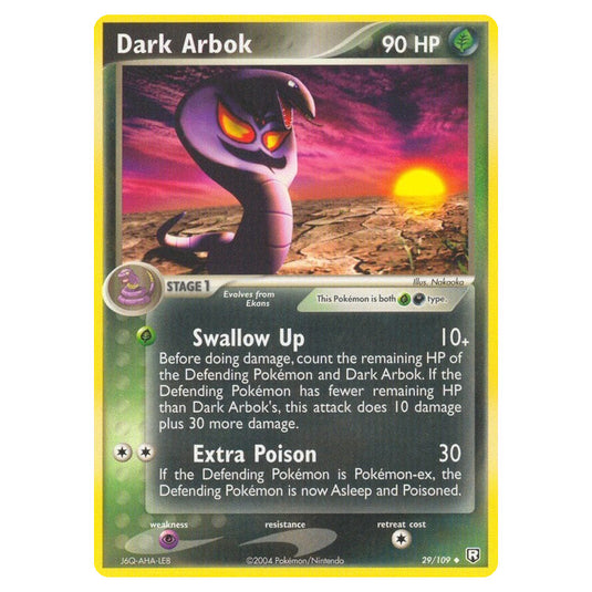 Pokemon - EX Team Rocket Returns - Dark Arbok - 029/109