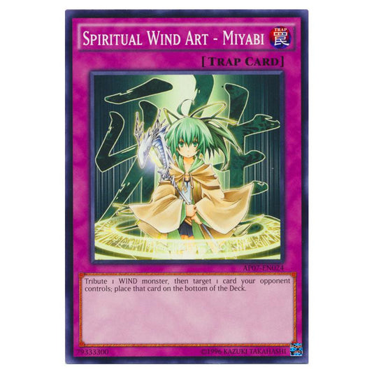 Yu-Gi-Oh! - Astral Pack Seven - Spiritual Wind Art - Miyabi (Common) AP07-EN024