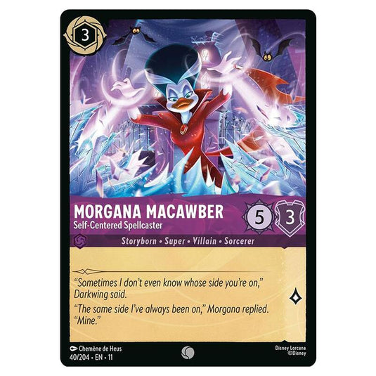 Lorcana - Winterspell - Morgana Macawber - Self-Centered Spellcaster (Common) - 040/204